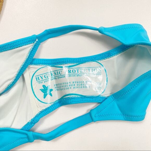 SOLID & STRIPED Morgan Aqua Bikini Bottom Size Small - Picture 4 of 8